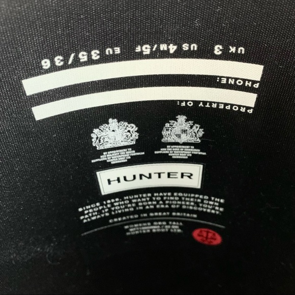 *SOLD* Black Hunter knee-high rain boots - Picture 4 of 4